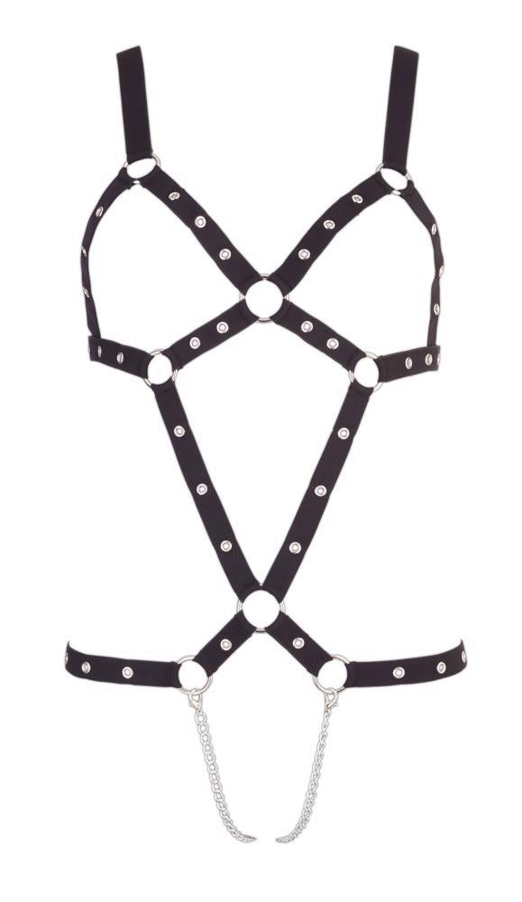 3-Erotyczne body otwarte bikini paski łańcuch s m l-3