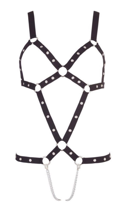3-Erotyczne body otwarte bikini paski łańcuch s m l-3