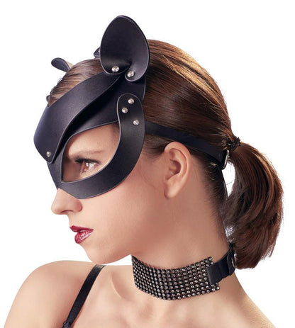 9-Bad Kitty Cat Mask Rhinestones-9