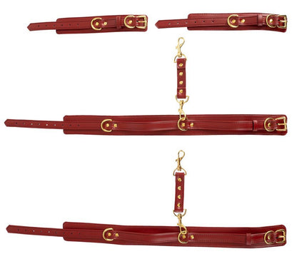 9-Kajdanki Zestaw Bad Kitty Hand/Leg Restraints-9