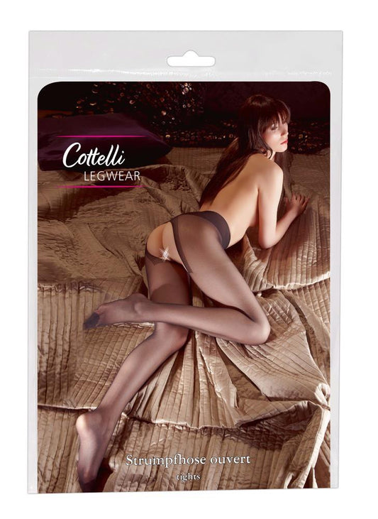 1-Crotchless Tights black 3-1
