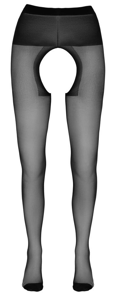 5-Crotchless Tights black 4-5