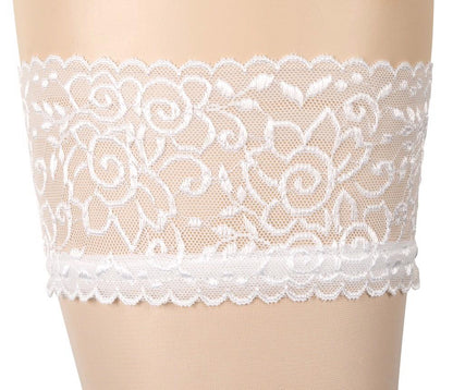4-Hold-up Stockings white 4-4