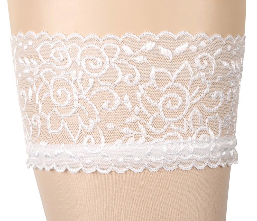 4-Hold-up Stockings white 5-4