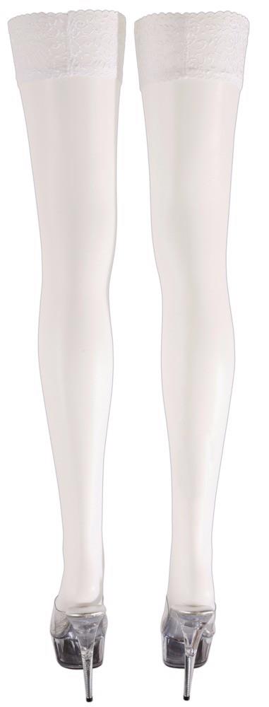 7-Hold-up Stockings white 5-7