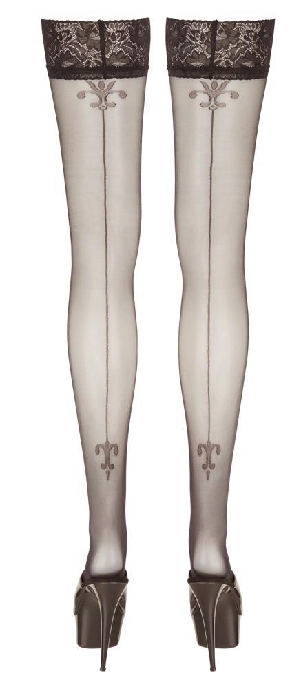 7-Hold-up Stockings with seam 2-7