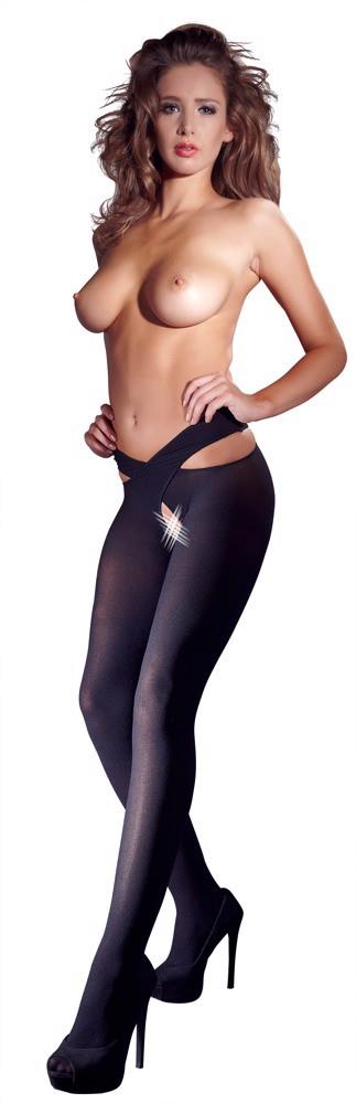 3-Stockings black S/M-3