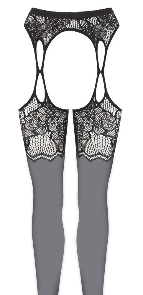 6-Suspender Tights S-L-6