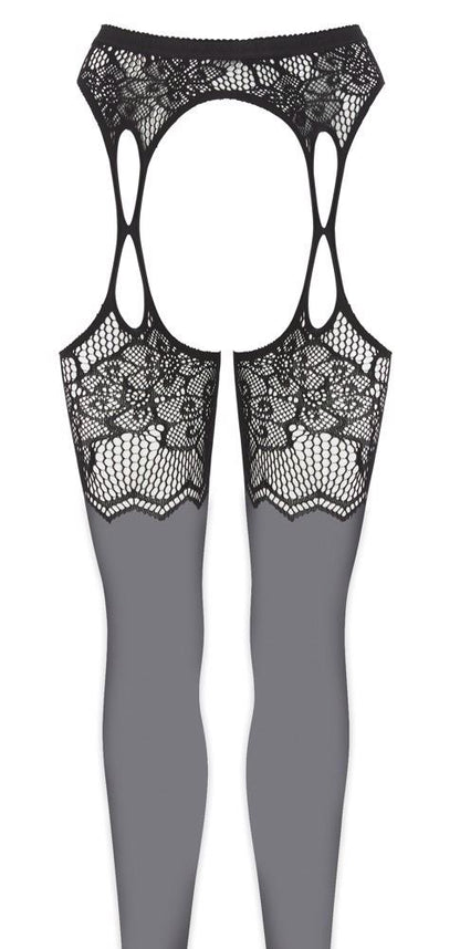 6-Suspender Tights S-L-6