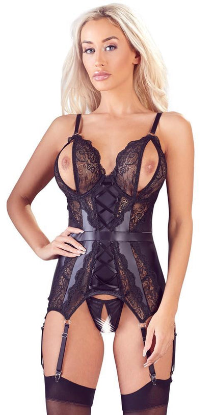 4-Crotchless Basque L-4