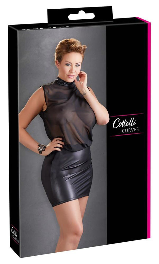 1-Dress transparent black 2XL-1