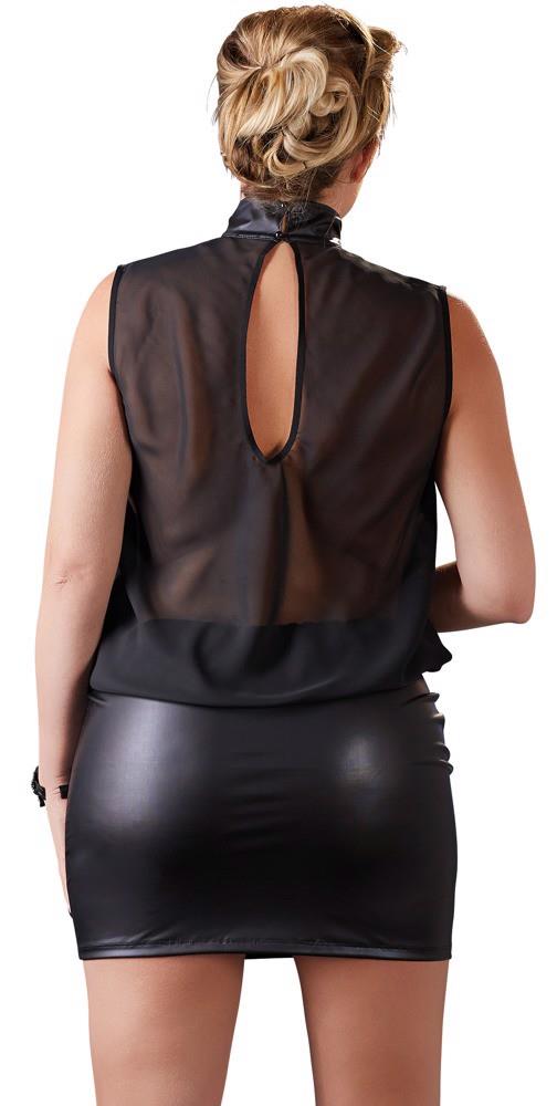 5-Dress transparent black 2XL-5