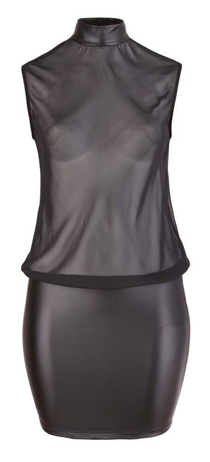 7-Dress transparent black 2XL-7