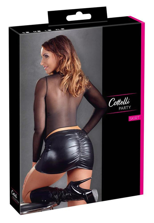 1-Mini Skirt black L-1