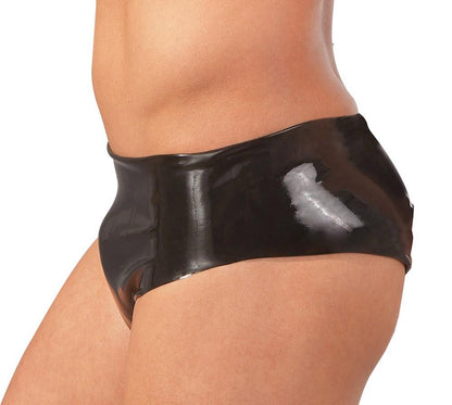 4-Latex Men's Briefs black M/L-4