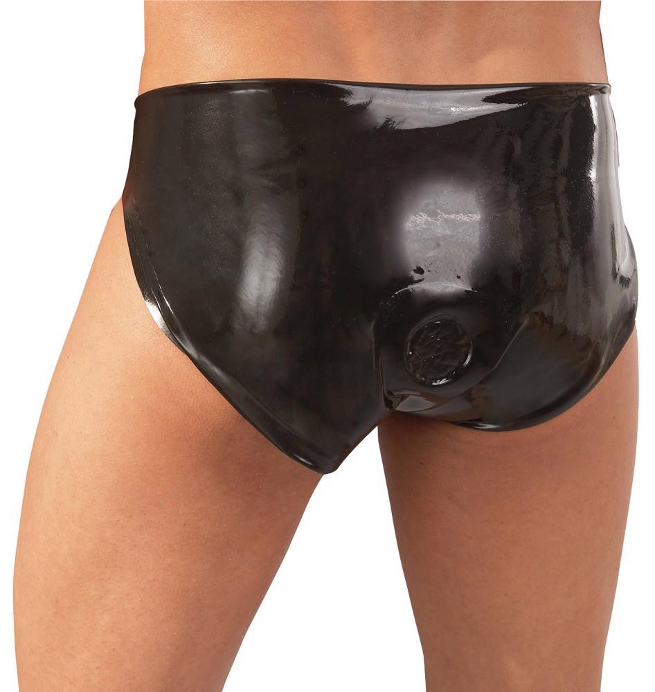 9-Latex Men's Briefs black M/L-9