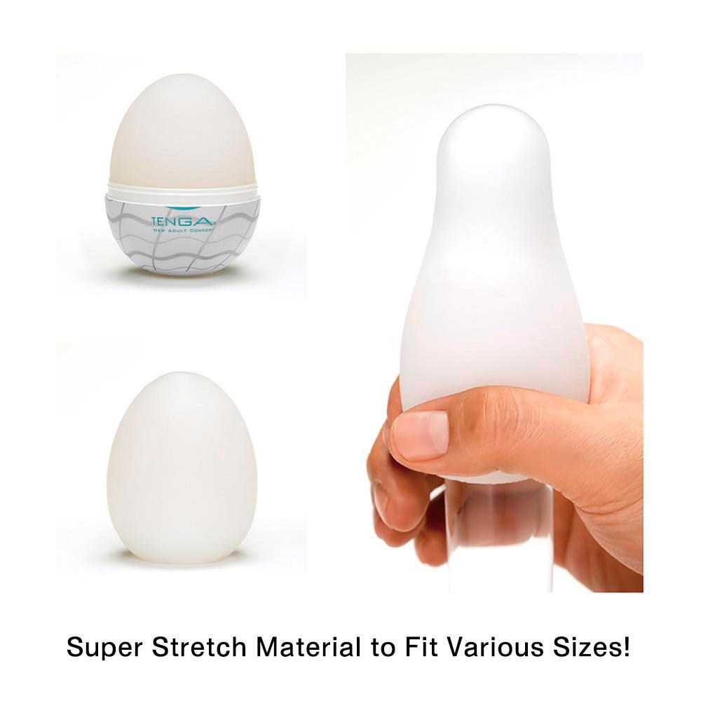 3-Japoński masturbator sex jajko Tenga Egg Wavy II-3