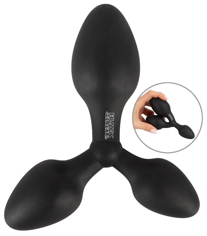 2-Black Velvets Triple Butt Plug-2