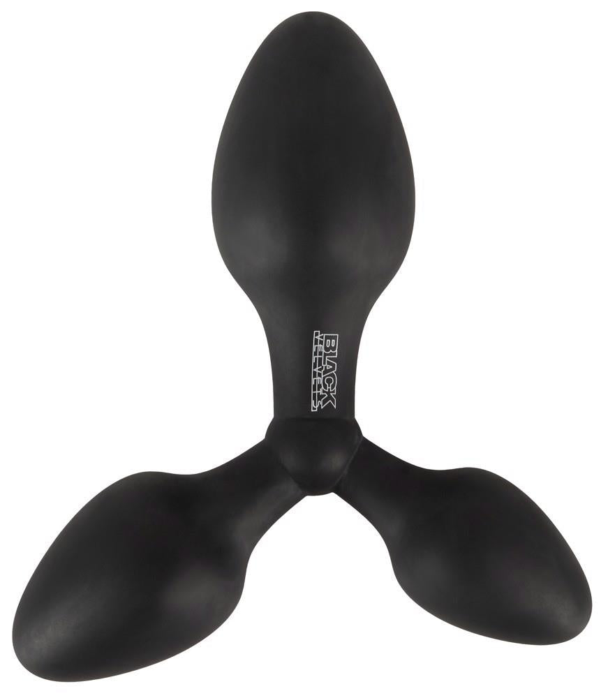 3-Black Velvets Triple Butt Plug-3