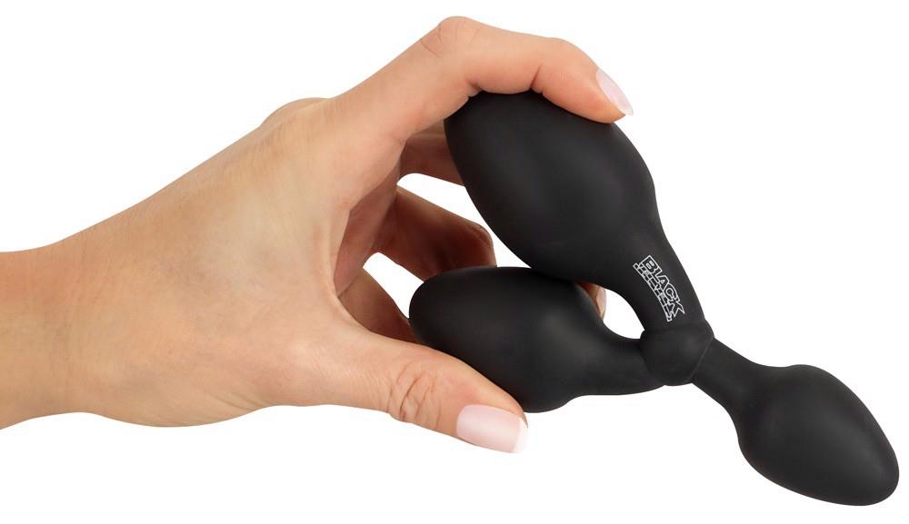 7-Black Velvets Triple Butt Plug-7