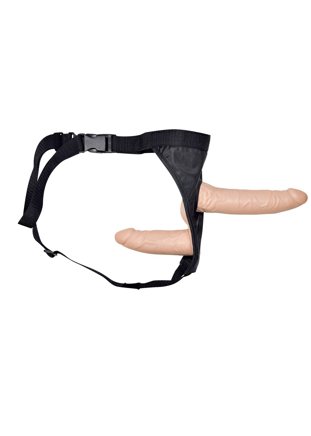 4-Uprząż z podwójnym dildo penisem sex lesbijski-4