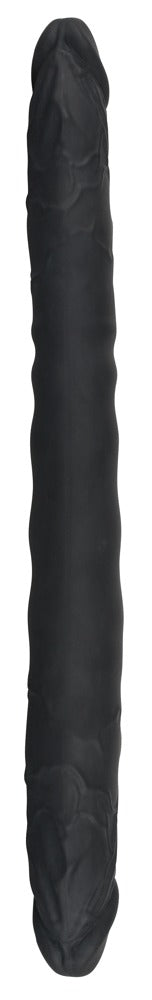 6-Czarne dildo lesbijskie silikonowe podwójne 40cm-6