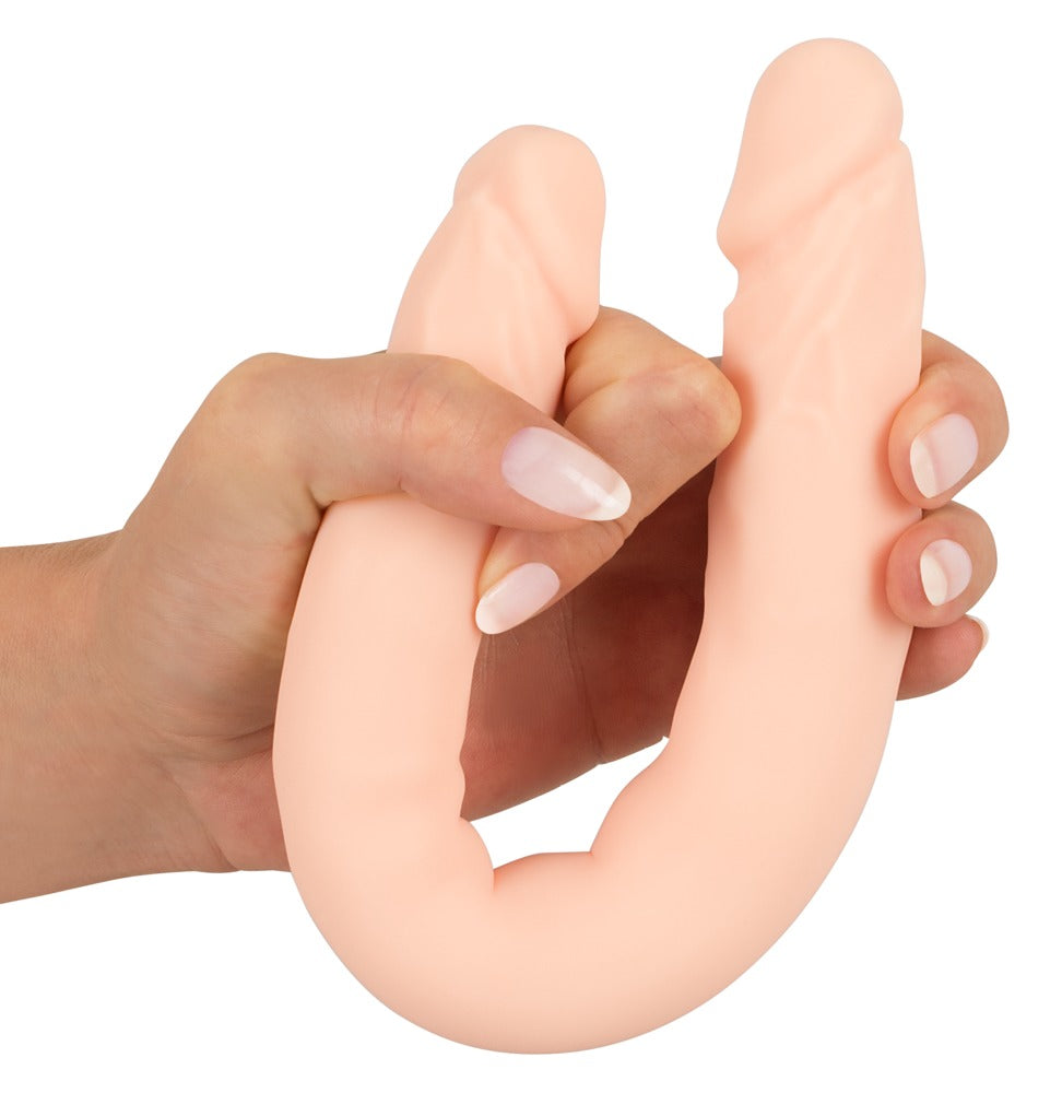 6-Dildo dwie końcówki realistyczne giętkie 30,5 cm-6