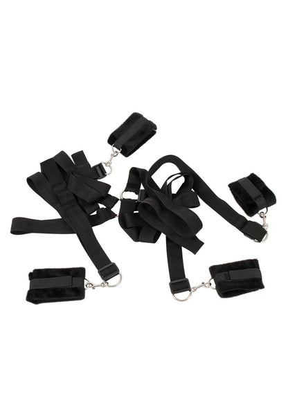 2-Zestaw bondage bdsm dominacja pasy 4 kajdanki sex-2