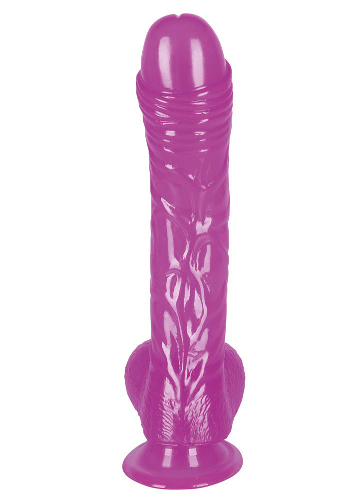 7-Przyjemne miękkie dildo z przyssawką penis 19cm-7