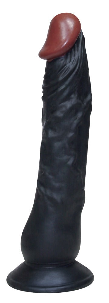 8-Dildo realistyczne czarne penis na przyssawce 23cm-8