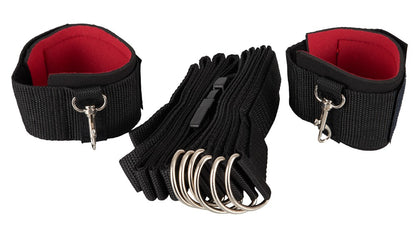 6-Kajdanki z pasem do wiązania krępowania bdsm sex-6