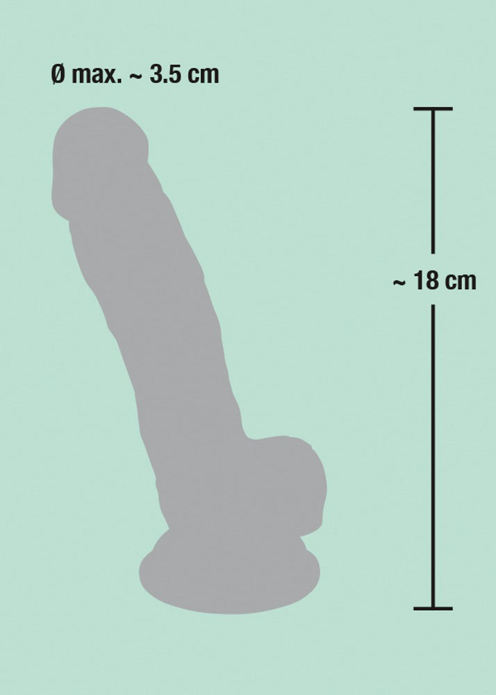 14-Replika penisa dildo członek realistyczny sex 18cm-14