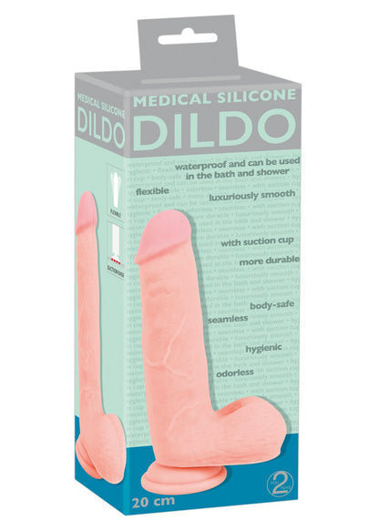 1-Duże grube dildo jak żywy penis na przyssawce 20cm-1