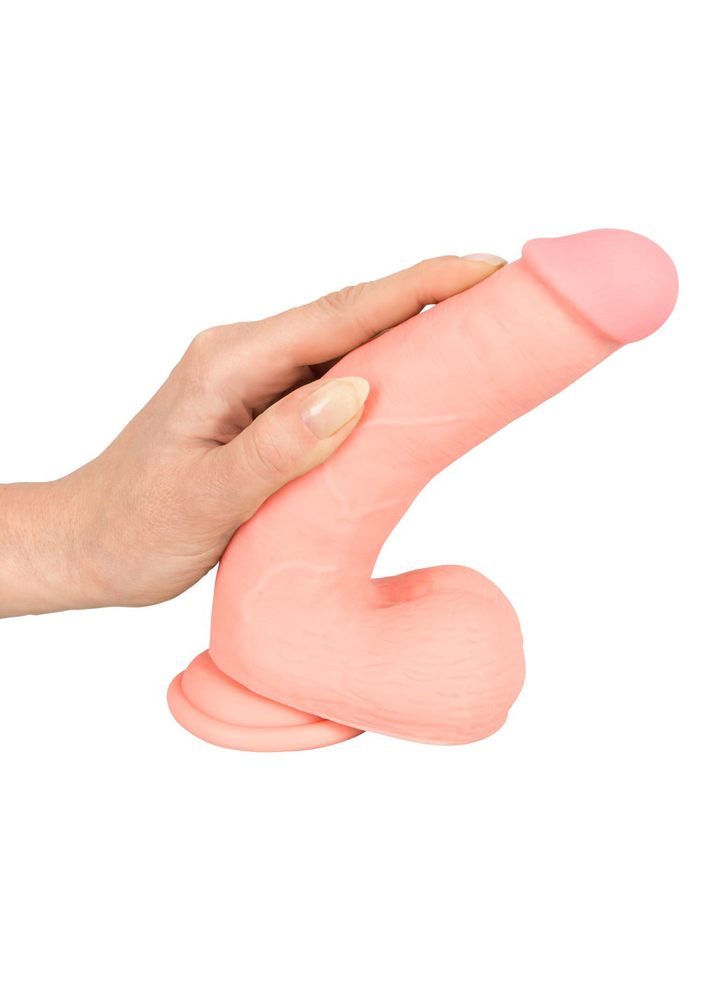 11-Duże grube dildo jak żywy penis na przyssawce 20cm-11