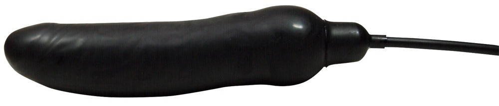 5-Nadmuchiwane czarne dildo penis z lateksu 25 cm-5
