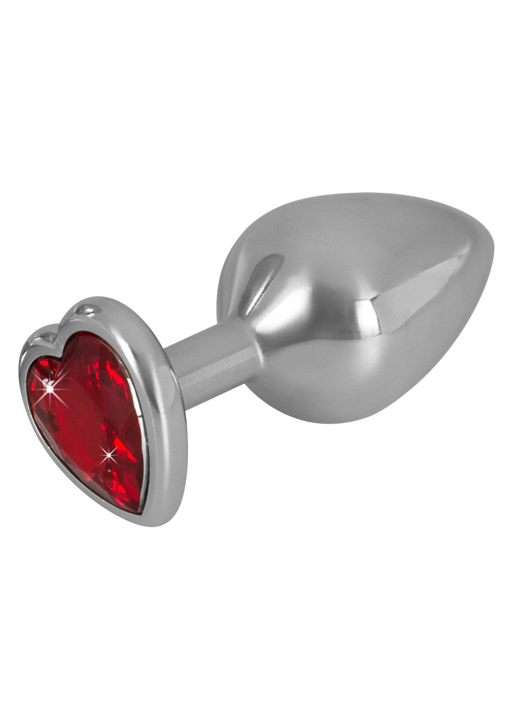 4-Ozdobny korek analny z sercem kryształek plug 8cm-4