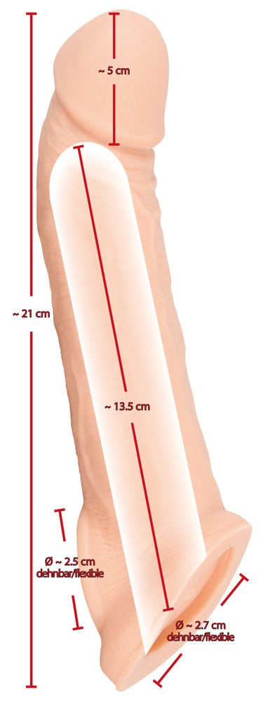 13-Nasadka rozciągliwa na penisa jądra wydłuża 21cm-13