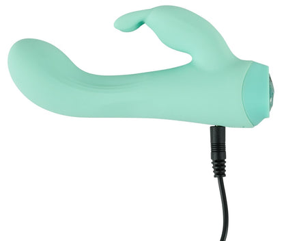 10-Wibrator damski mini królik miękki silikon 10 trybów wibracji usb-10