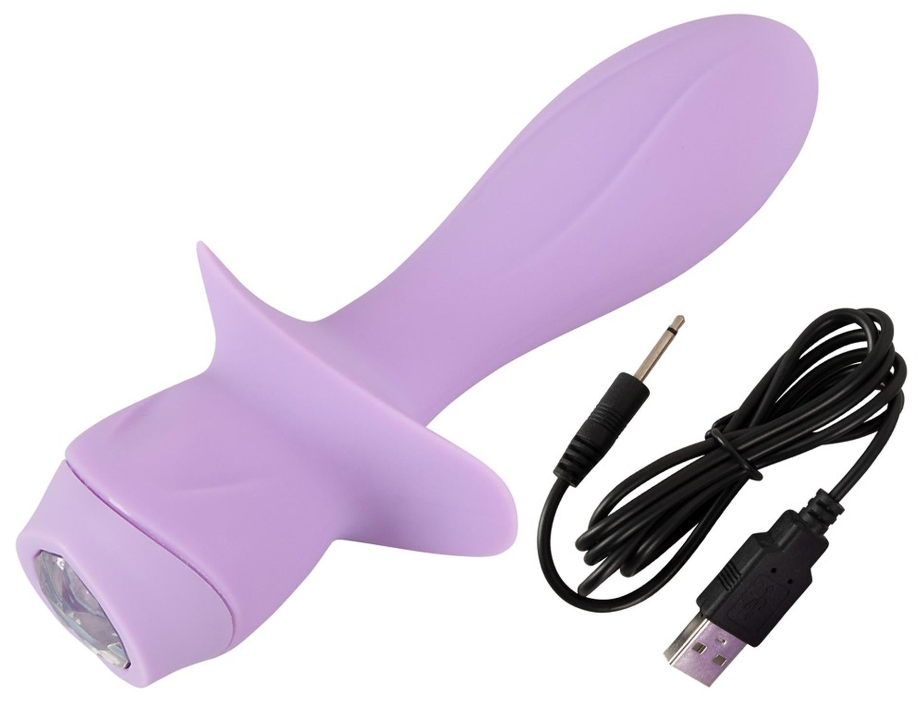 10-Gładki wibrator damski mini miękki silikon 10 trybów wibracji usb-10