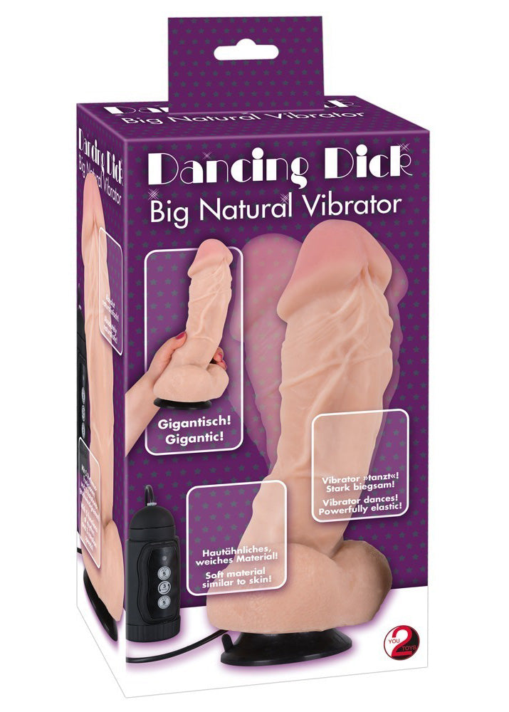 4-Dildo z obrotami na przyssawce duży mocny 22cm-4