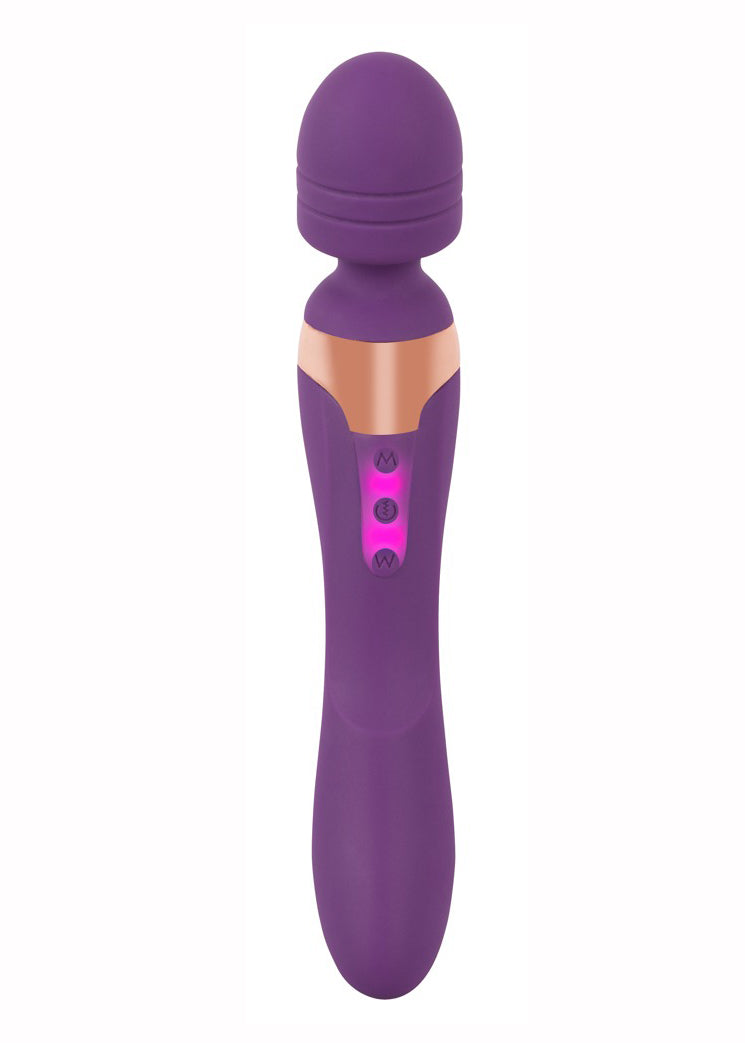 19-Wibrator i masażer łechtaczki 2 końce 21cm 8trybów-19