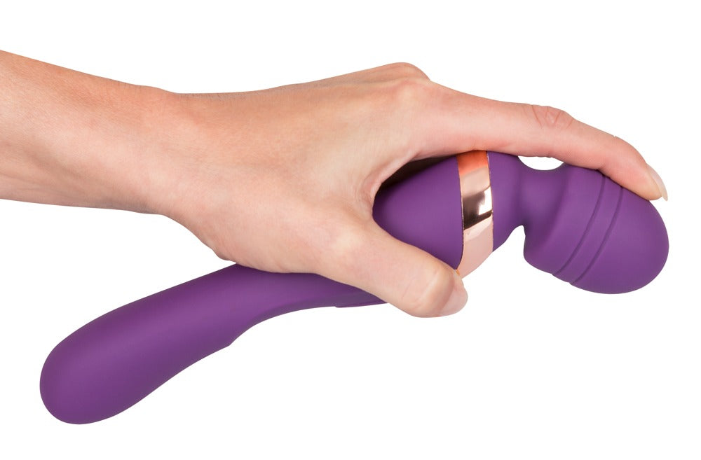 14-Wibrator i masażer łechtaczki 2 końce 21cm 8trybów-14