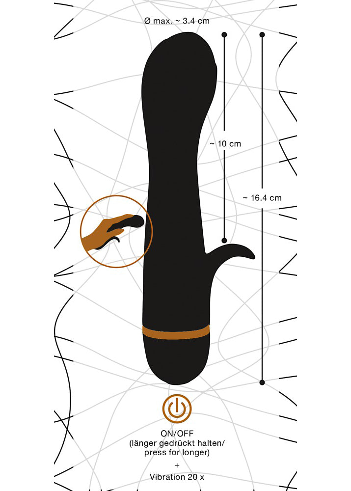 18-Elegancki wibrator punkt g łechtaczka 20tryb 16cm-18