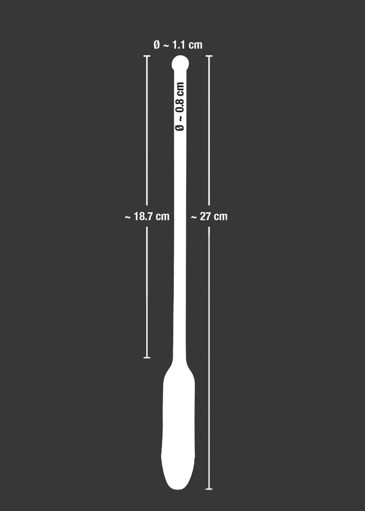 11-Silikonowa sonda do cewki dilator wibracje 27cm-11