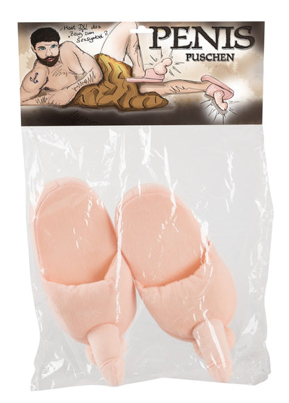 2-Kapcie miękkie pluszowe z penisem prezent 38-40-2