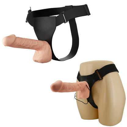 13-Dildo realistyczny penis wibracje strap-on 26cm-13