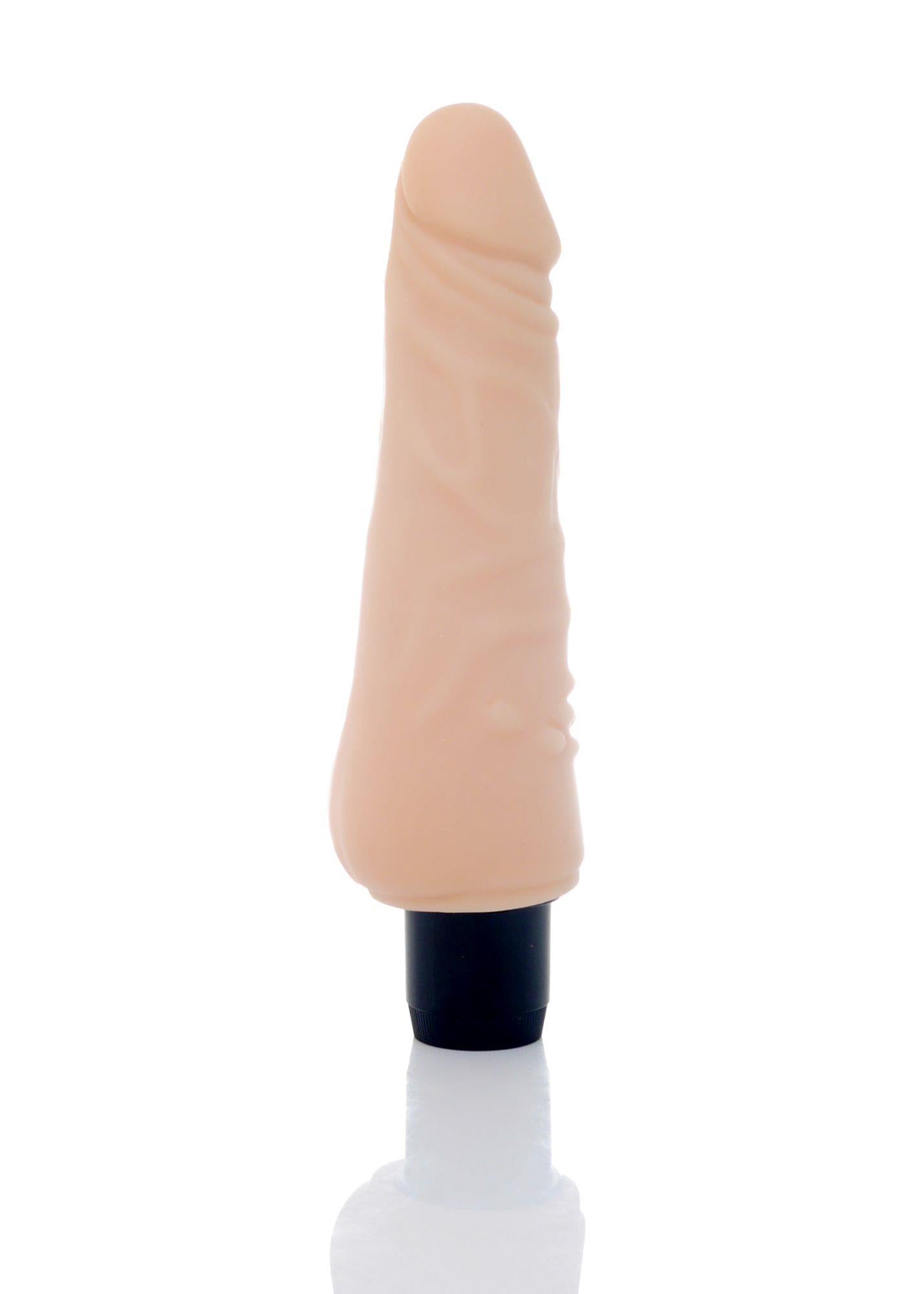 7-Wibrator damski naturalny wypustki cyberskóra 18cm-7