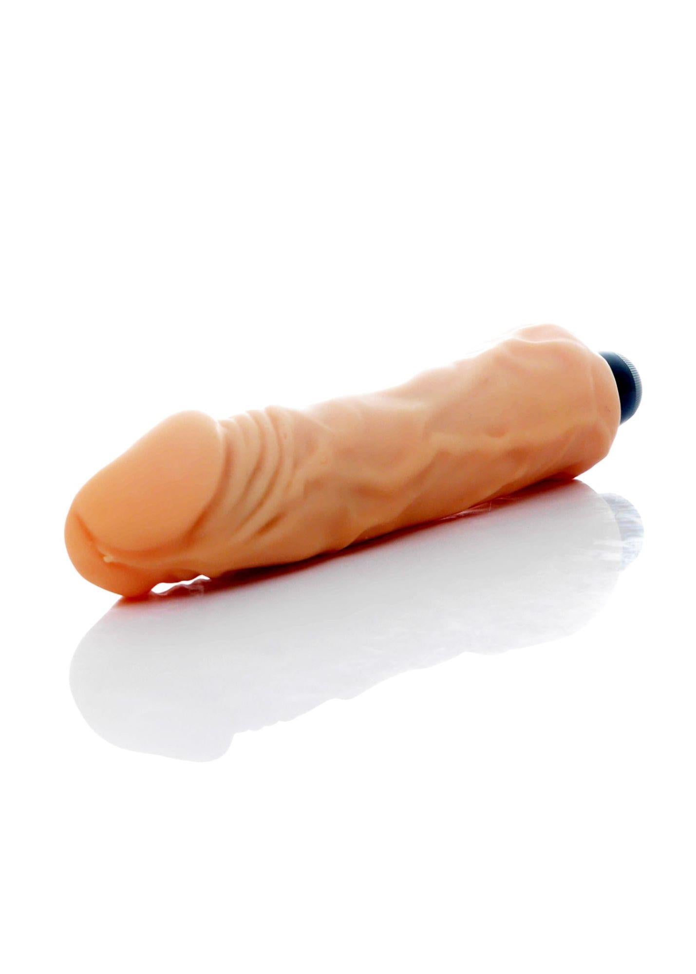 5-Realistyczny sex wibrator duży żyły cielisty 23 cm-5