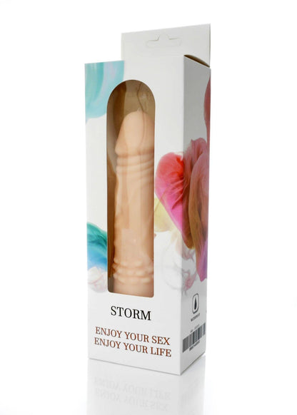 2-Wibrator realistyczny 12 wibracji cyberskóra 18 cm-2