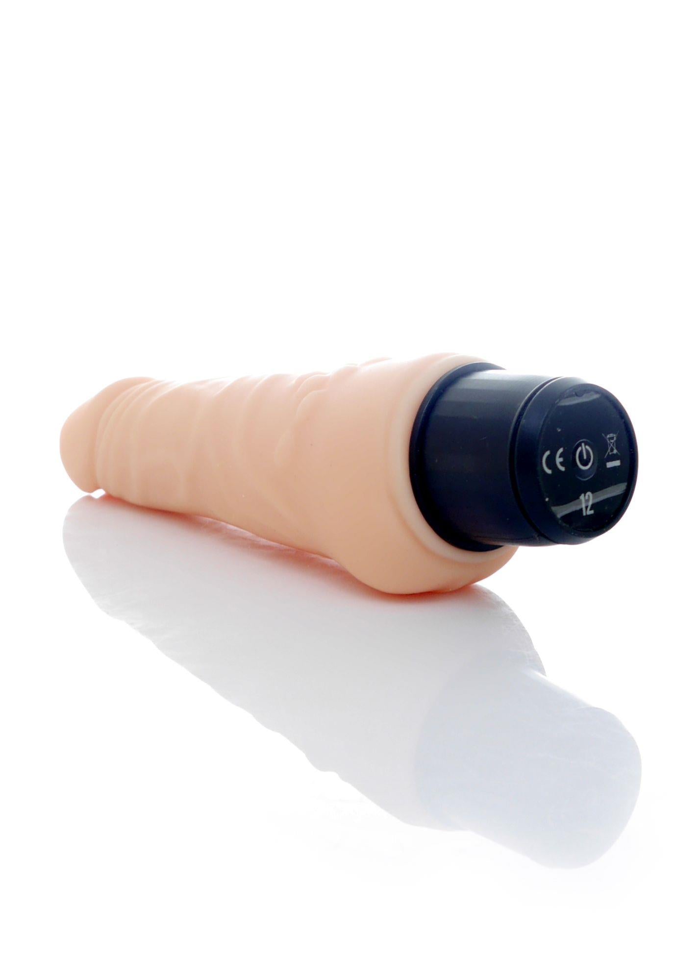 3-Wibrator realistyczny 12 wibracji cyberskóra 18 cm-3